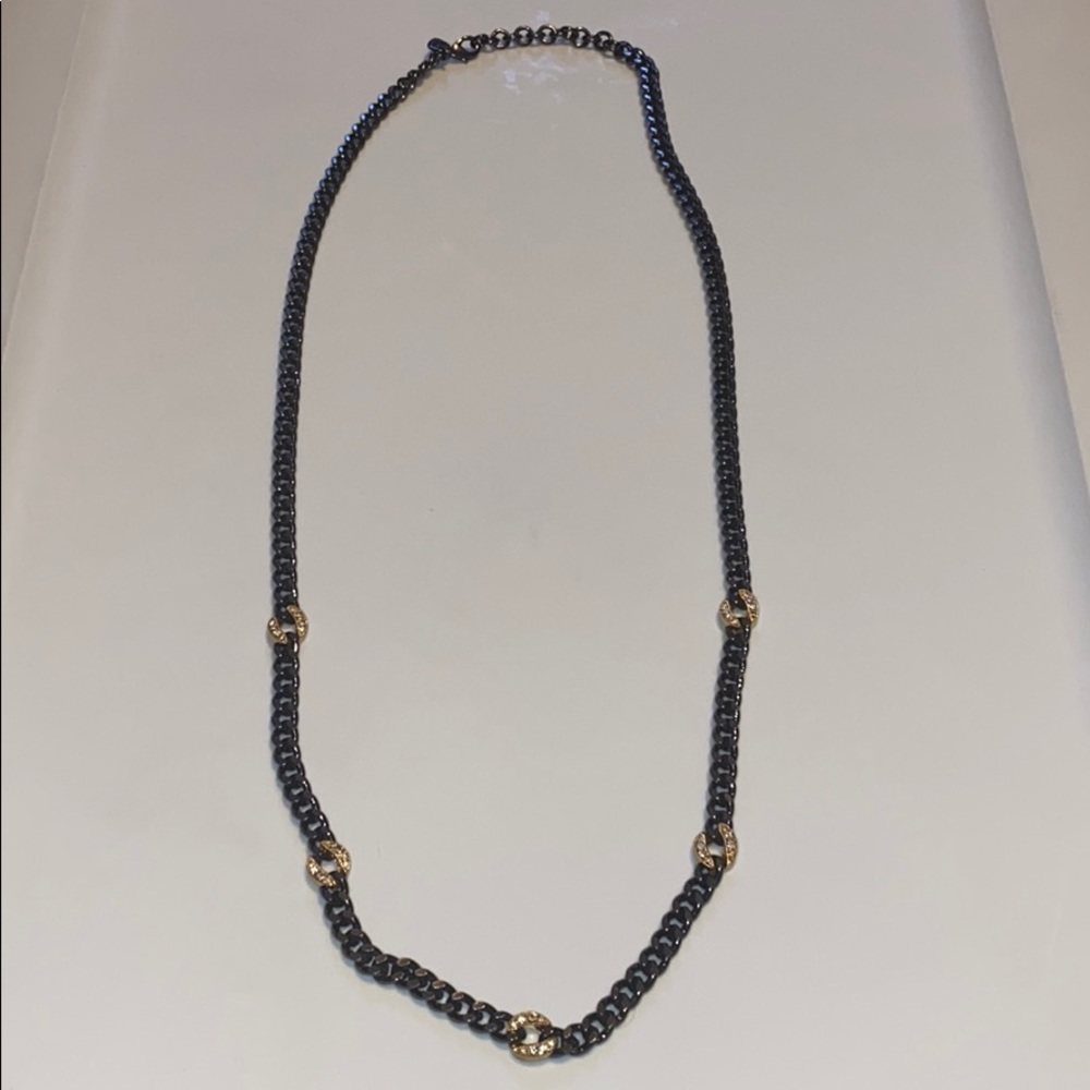Black and gold necklace